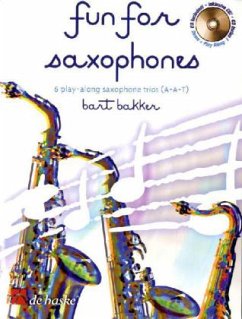 Fun for Saxophones, m. Audio-CD - Bakker, Bart