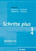 Glossar Deutsch-Serbisch / Schritte plus - Deutsch als Fremdsprache 3/4