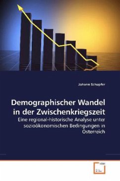 Cover Demographischer Wandel in der Zwischenkriegszeit