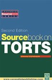 Sourcebook on Tort Law 2/e