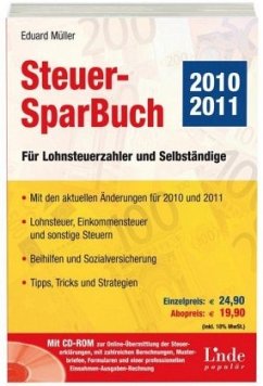 Steuer-SparBuch 2010/2011 (f. Österreich), m. CD-ROM - Müller, Eduard