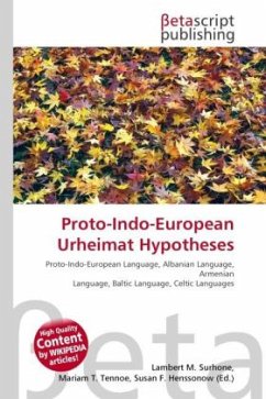 Proto-Indo-European Urheimat Hypotheses