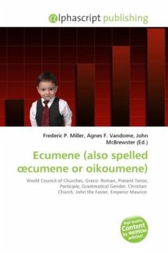 Ecumene (also spelled cumene or oikoumene)