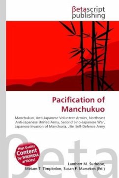 Cover Pacification of Manchukuo