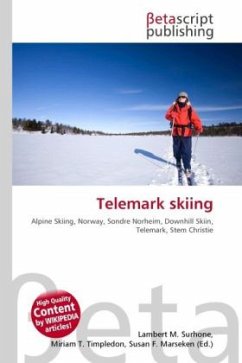 Telemark skiing