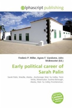 Cover Early political career of Sarah Palin