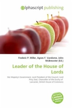 Leader of the House of Lords