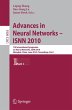Advances in Neural Networks -- ISNN 2010 - Bild 1