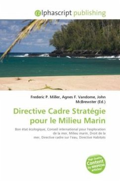 Cover Directive Cadre Stratégie pour le Milieu Marin
