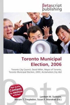Toronto Municipal Election, 2006