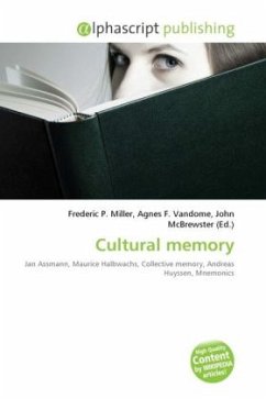 Cover Cultural memory