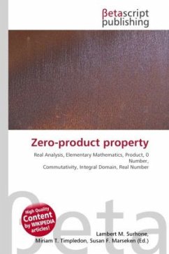 Zero-product property