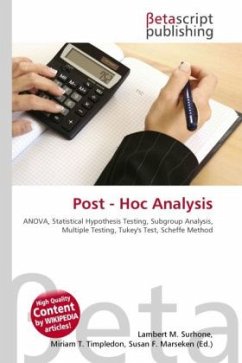 Post - Hoc Analysis