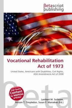 Vocational Rehabilitation Act of 1973 Cover Vocational Rehabilitation Act of 1973