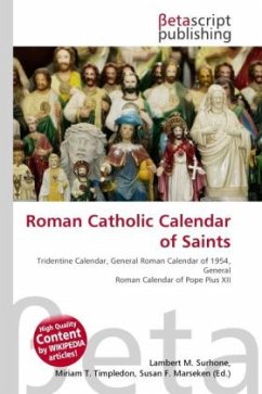 Roman Catholic Calendar of Saints