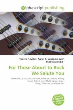 For Those About to Rock We Salute You