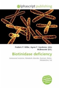 Biotinidase deficiency