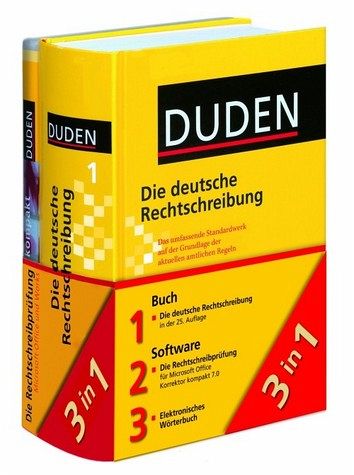 Duden Die deutsche Rechtschreibung, m. CD-ROM Korrektor kompakt 7.0 -  Software portofrei bei bücher.de