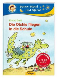 Cover Die Olchis fliegen in die Schule, Schulausgabe