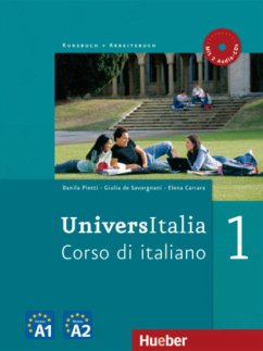 UniversItalia Kursbuch + Arbeitsbuch, m. 2 Audio-CDs