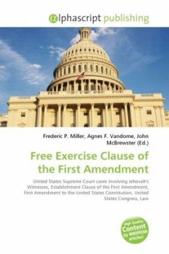 Free Exercise Clause of the First Amendment