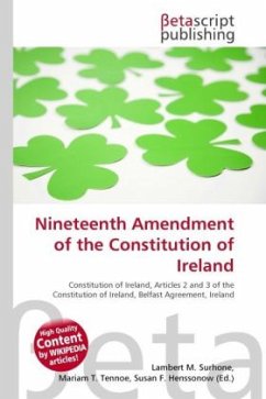 Nineteenth Amendment of the Constitution of Ireland