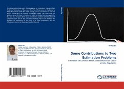 Some Contributions to Two Estimation Problems - De, Moloy