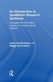 An Introduction to Qualitative Research Synthesis