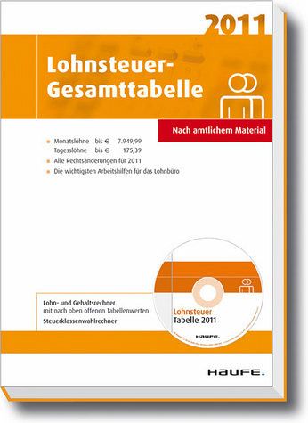 Lohnsteuer-Gesamttabelle 2011