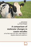 A comparison of molecular changes in casein micelles