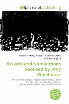 Awards and Nominations Received by Amy Winehouse