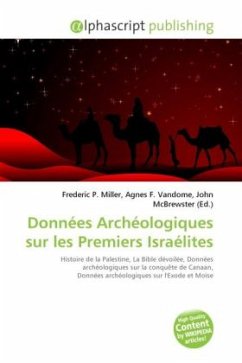 Données Archéologiques sur les Premiers Israélites