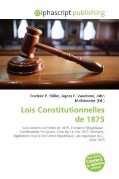 Lois Constitutionnelles de 1875