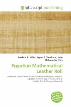 Egyptian Mathematical Leather Roll