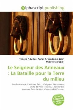 Cover Le Seigneur des Anneaux : La Bataille pour la Terre du milieu