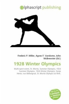 Cover 1928 Winter Olympics