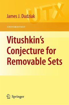 Vitushkin's Conjecture for Removable Sets - Dudziak, James J.