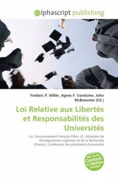 Cover Loi Relative aux Libertés et Responsabilités des Universités
