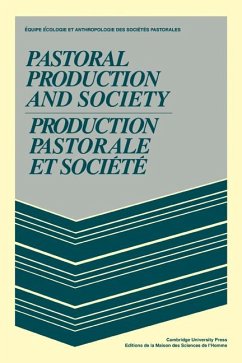 Cover Pastoral Production and Society/Production Pastorale Et Soci T
