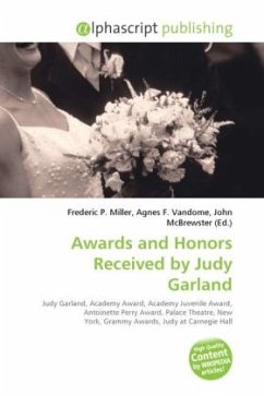 Awards and Honors Received by Judy Garland