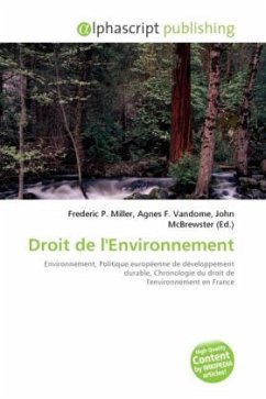 Cover Droit de l'Environnement