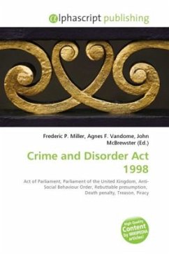 Crime and Disorder Act 1998