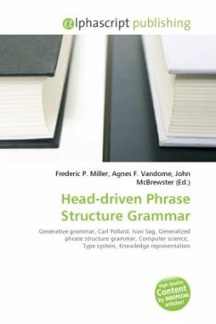 Head-driven Phrase Structure Grammar