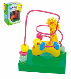 Bino 84160 - Genius Kid, Lupilo Motorikschleife Giraffe, Höhe: 12,5 cm