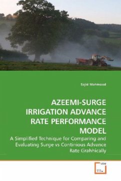 AZEEMI-SURGE IRRIGATION ADVANCE RATE PERFORMANCE MODEL - Mahmood, Sajid