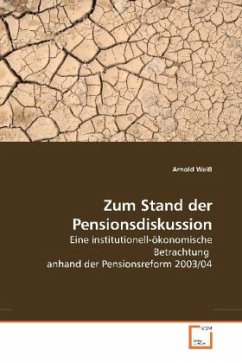 Zum Stand der Pensionsdiskussion - Weiß, Arnold