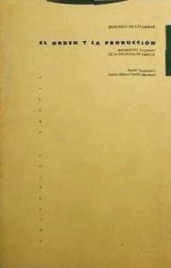 El orden y la producción : nacionamiento y formas de la disciplina de fábrica - Gaudemar, Jean Paul