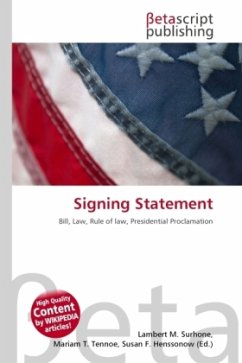 Cover Signing Statement