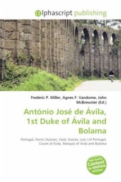 António José de Ávila, 1st Duke of Ávila and Bolama