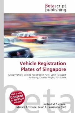 Vehicle Registration Plates of Singapore